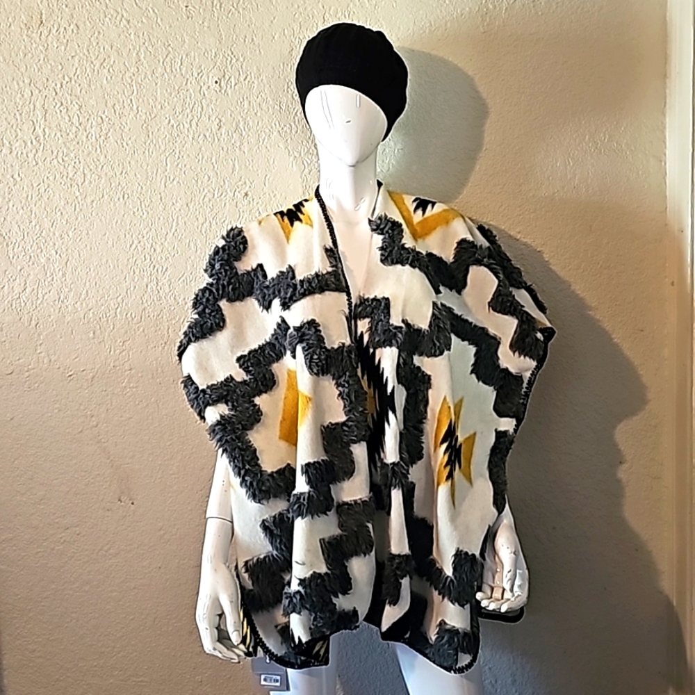 Aztec Print Vest